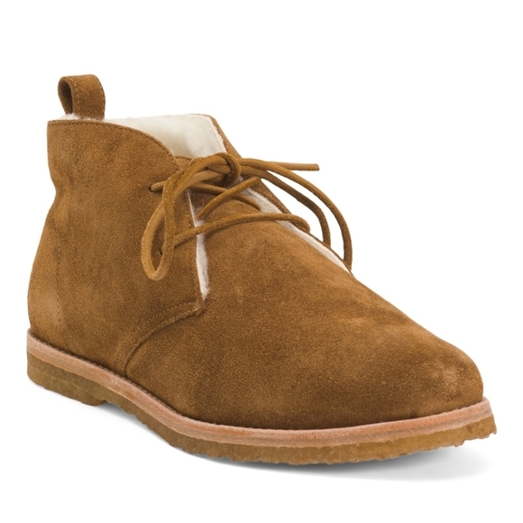 🔹️BEEK🔹️ Chestnut Made In mexico Suede Goose Women Boots - Picture 2 of 4